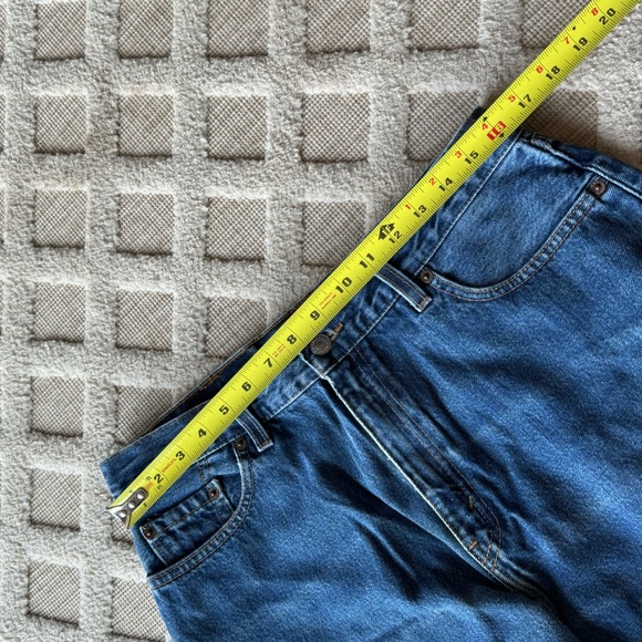 Vintage 90’s Levi’s 560 Loose Fit Straight Leg Blue Denim Jeans Size 14 MIS S - Picture 11 of 16